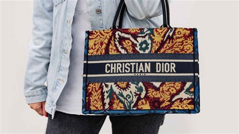 Iconic Christian Dior Embroidered Patterns: Book Tote Edition